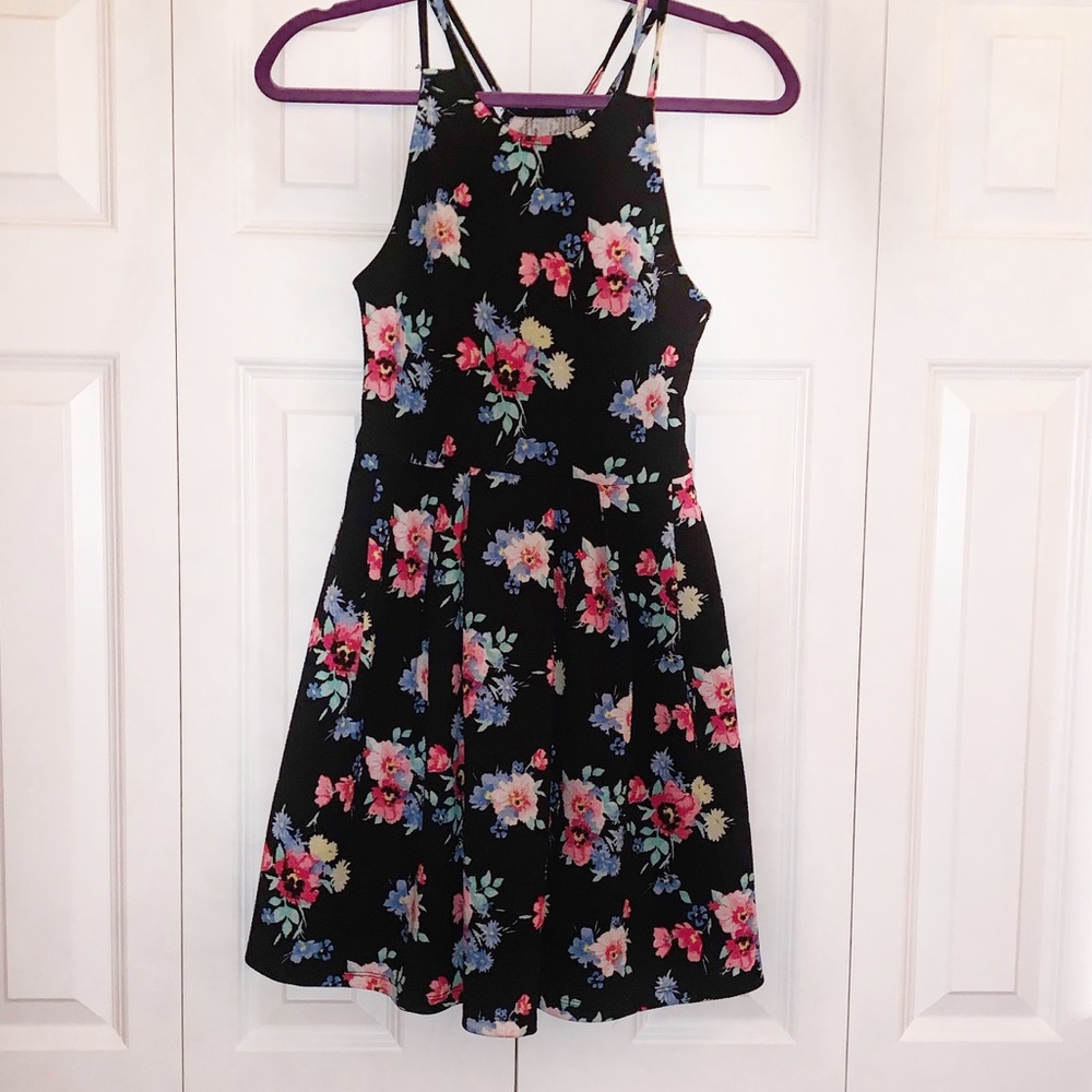 Black Floral Dress